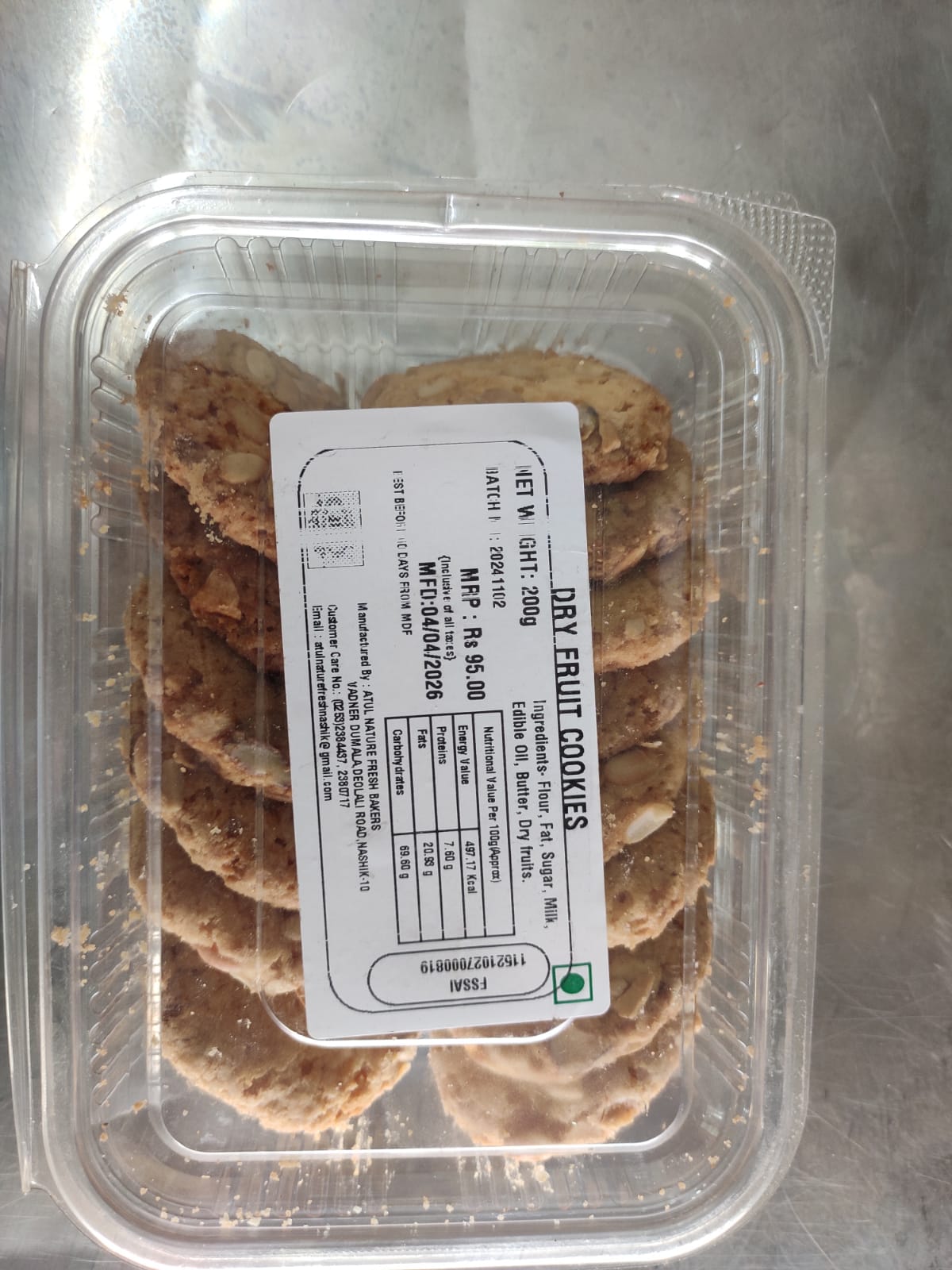 Dry Fruit Cookies